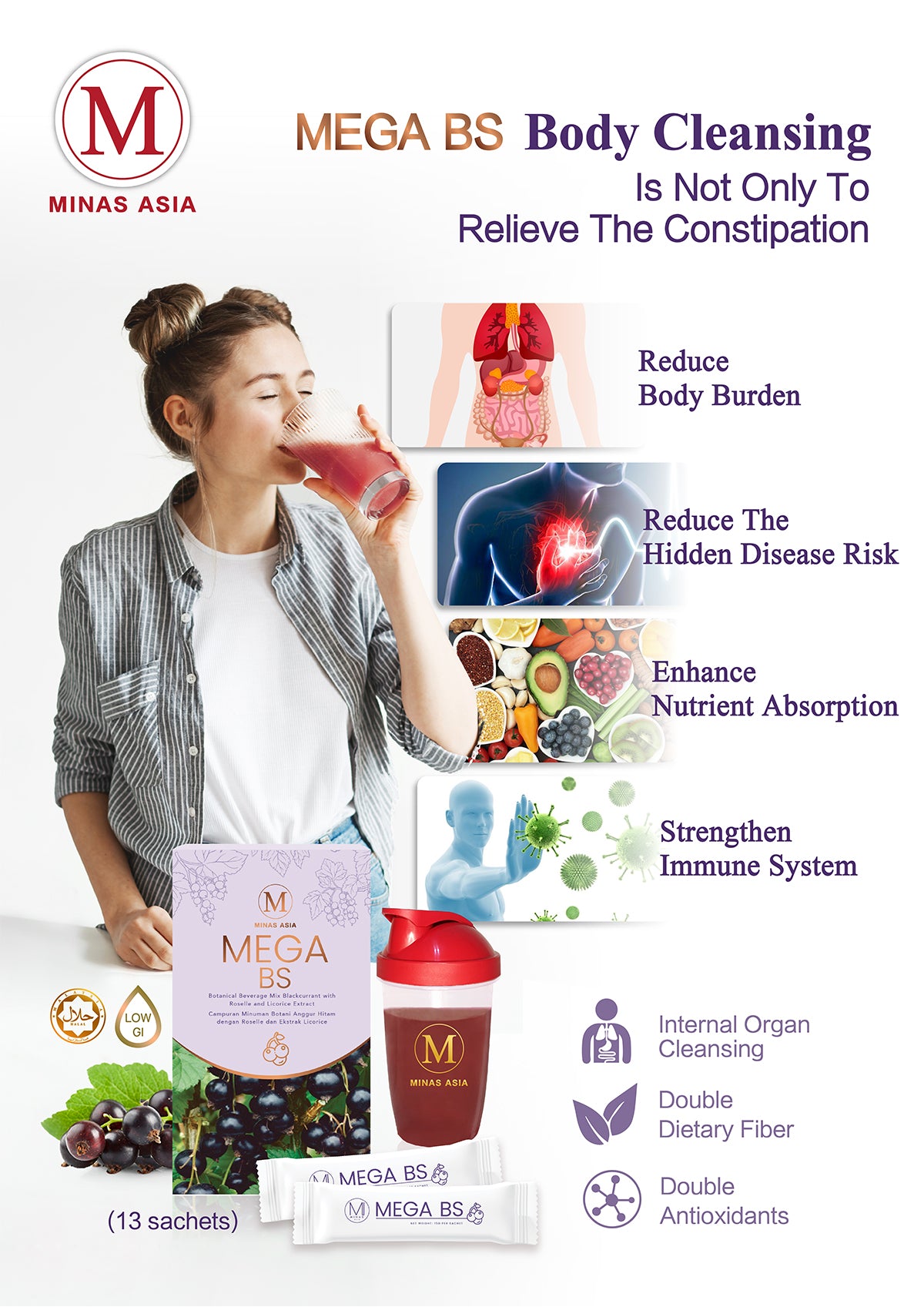 MEGA BS Body Cleansing:Not only to relieve constipation