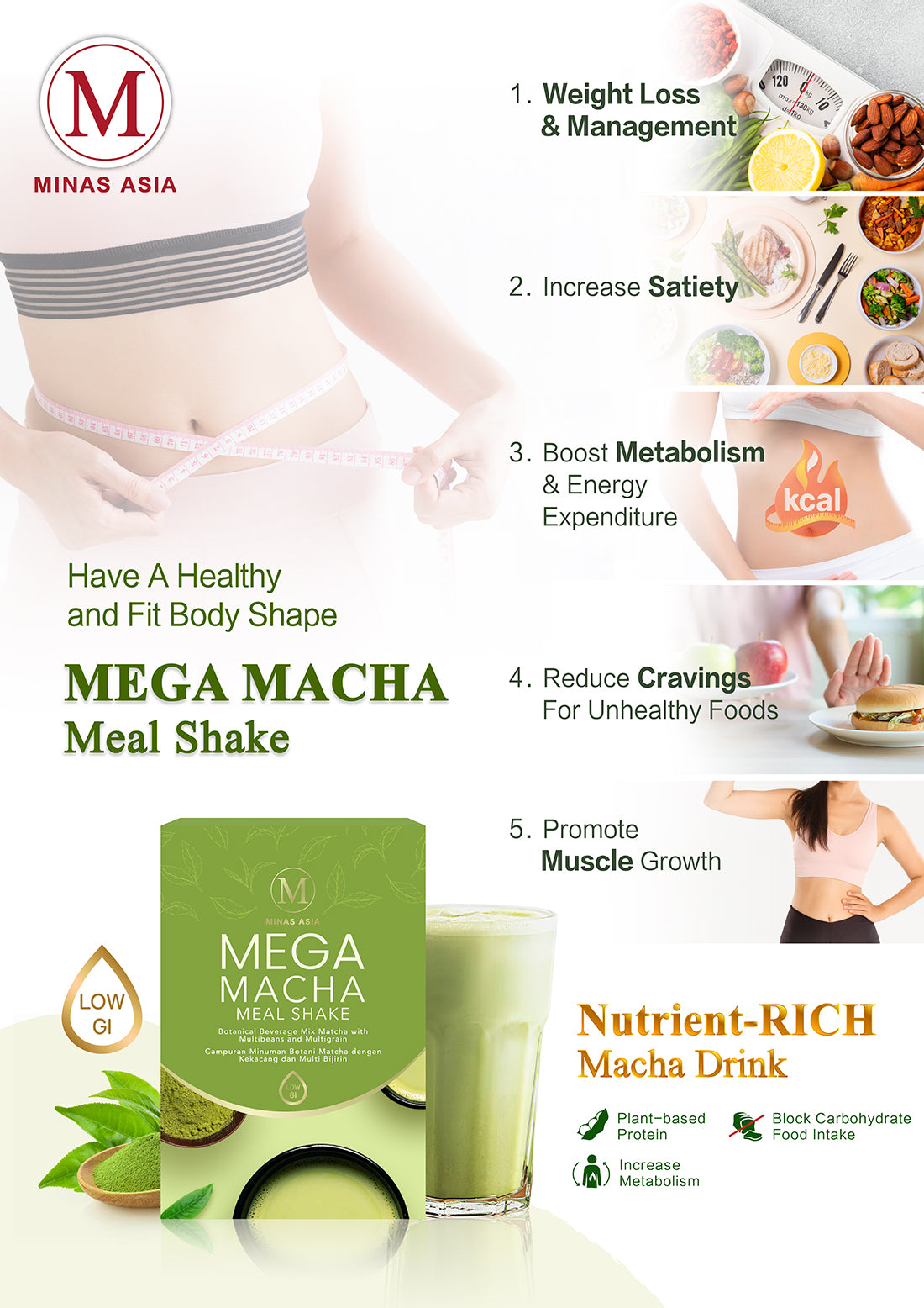 Mega Macha Have A Fit and Healthy Body Shape
