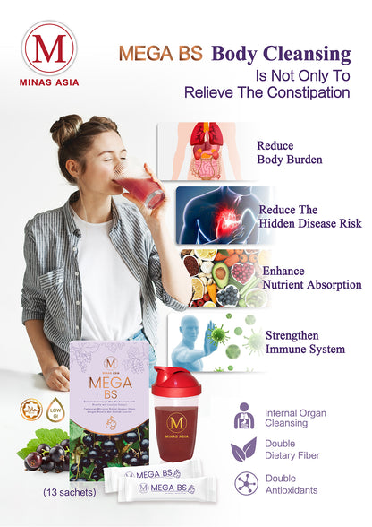 MEGA BS Body Cleansing：Not only to relieve constipation