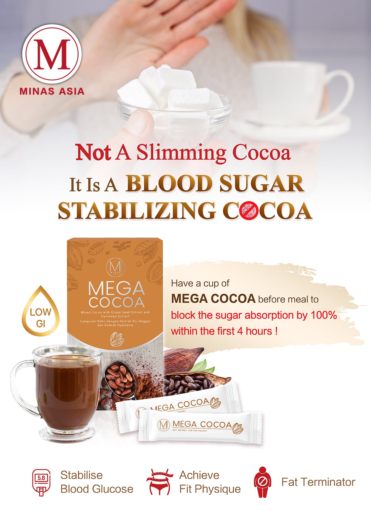 Mega Cocoa Blood Sugar Stabilizing Cocoa