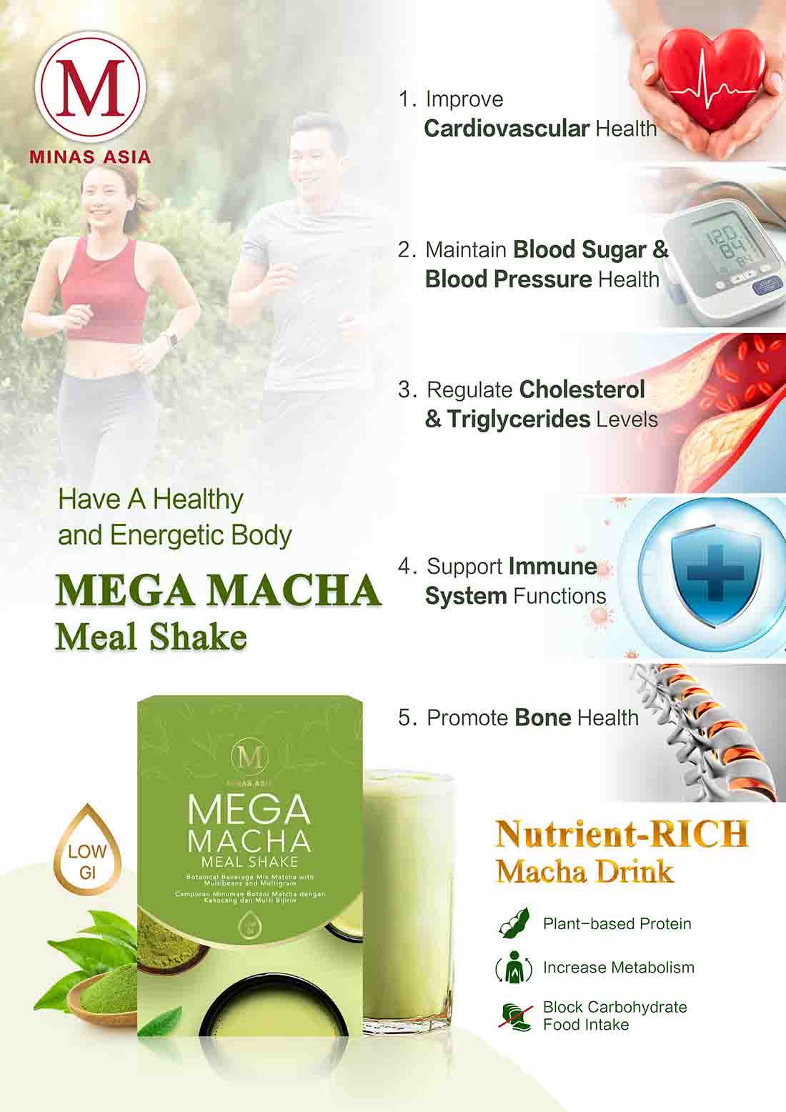 Mega Macha Have A Healthy and Energetic Body